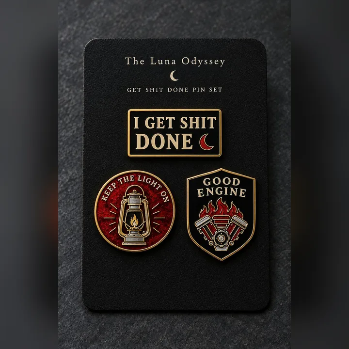 Get Shit Done Pin Set (3-Pack)