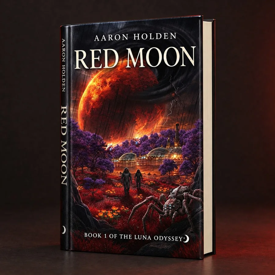 Red Moon hardcover edition with dust jacket