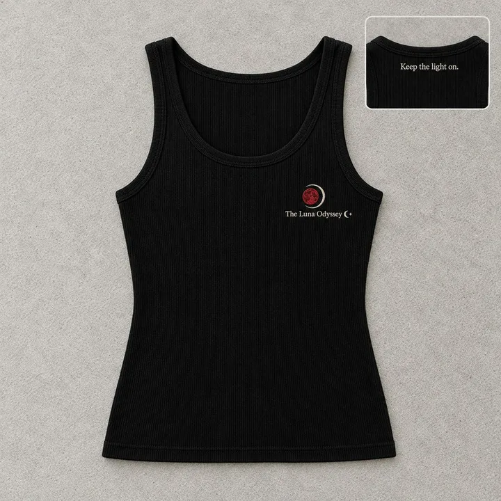 Women's Keep the Light On Ribbed Tank