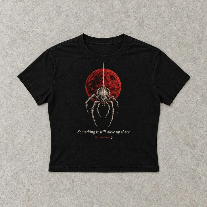 Women's Moon Spider Cropped Tee