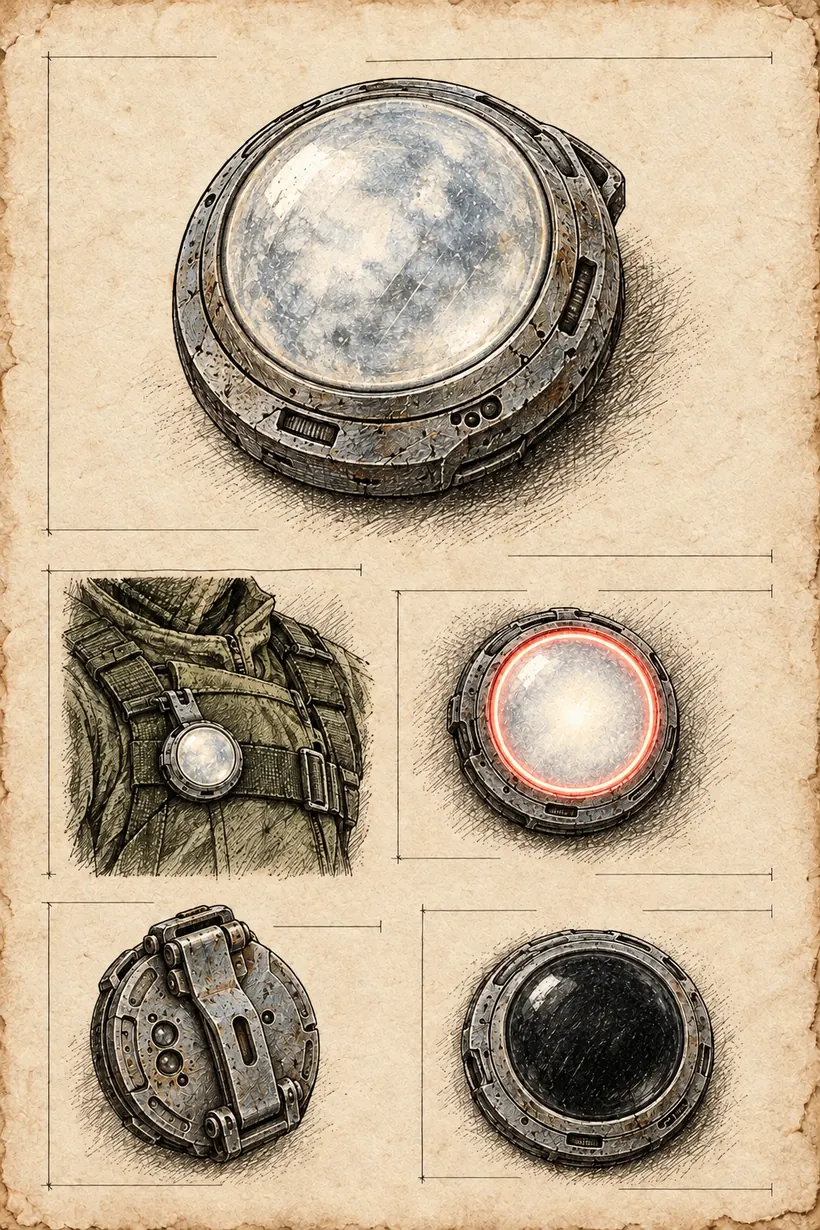 Field study of the witness glass.
